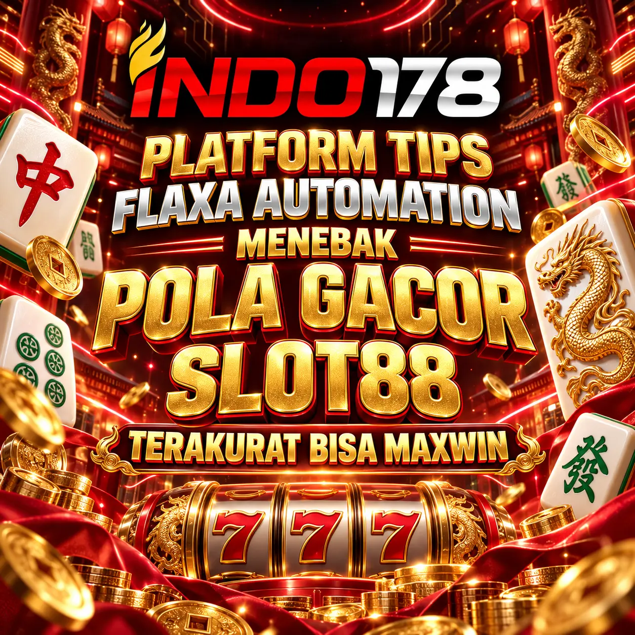 INDO178: Platform Tips Flaxa Automation Menebak Pola Gacor Slot88 Terakurat Bisa Maxwin